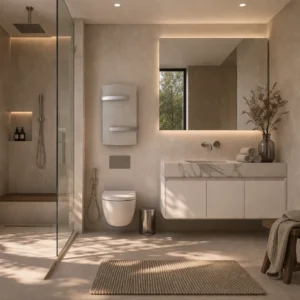 toallero eléctrico bajo consumo para baño 1500W